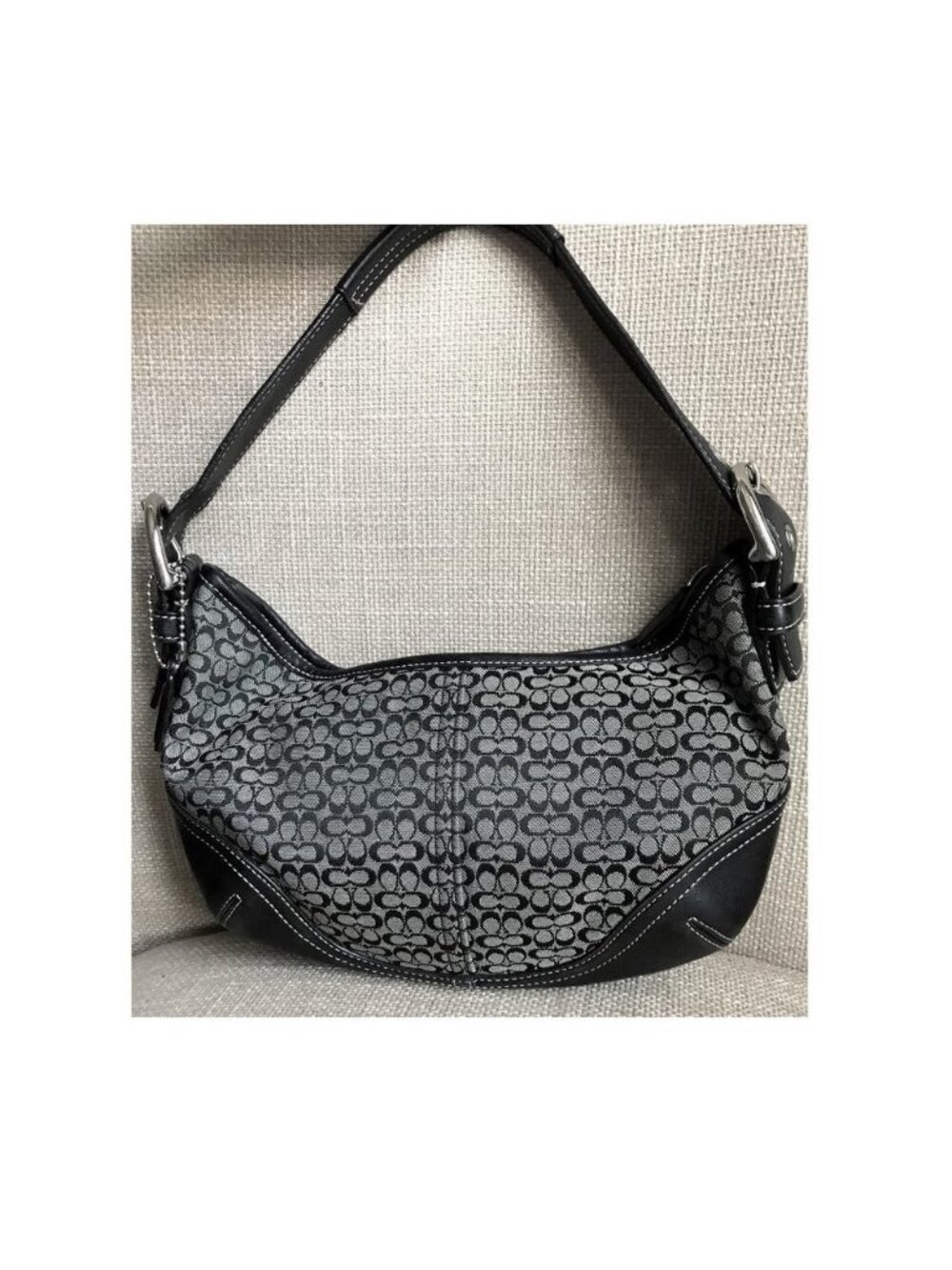 Coach Vintage Signature Soho Hobo Handbag Purse 6351